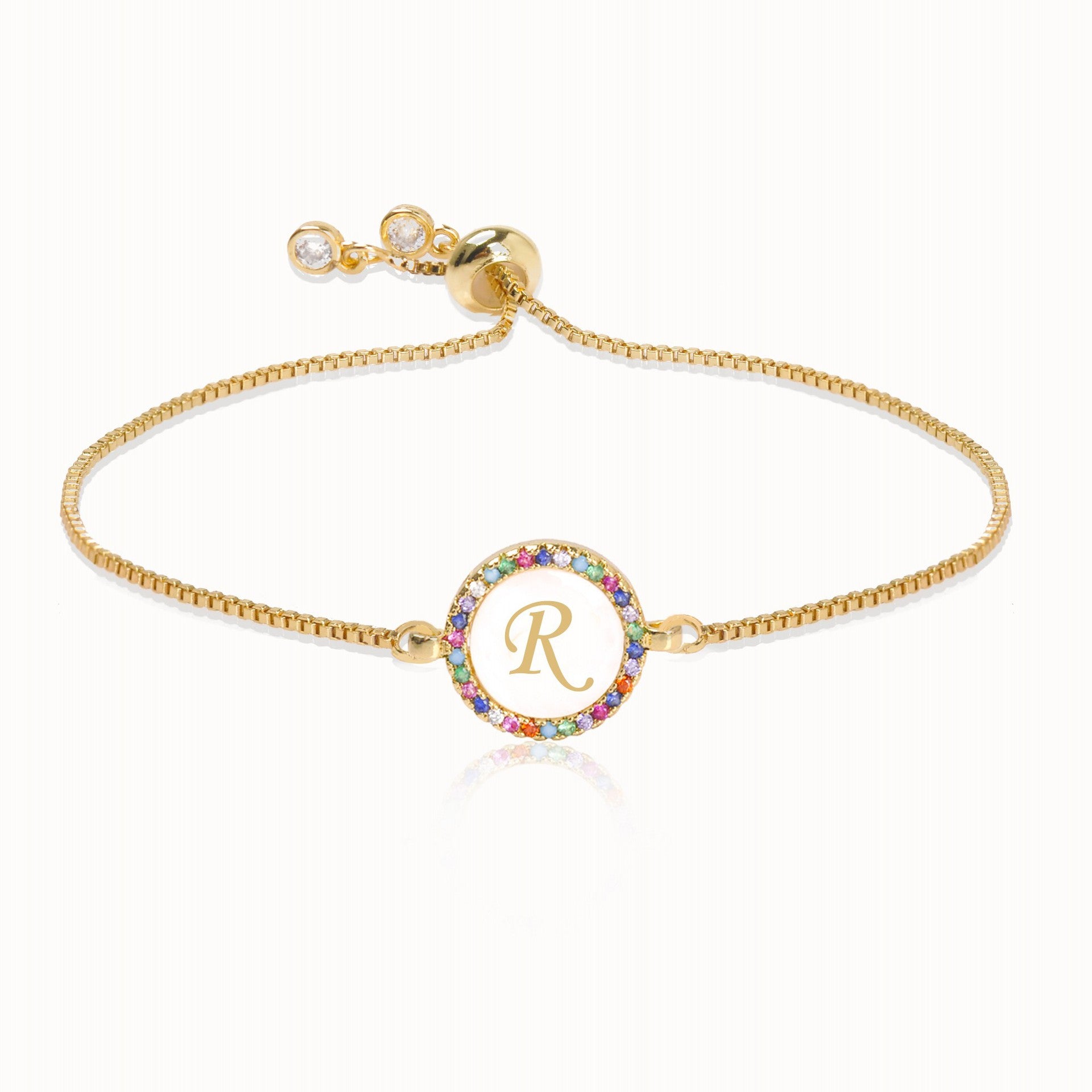 Alphabet Pull Shell Bracelet
