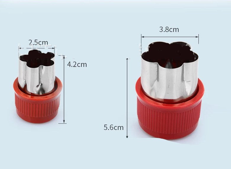 8 pcs stainless steel vegetable and fruit cutter