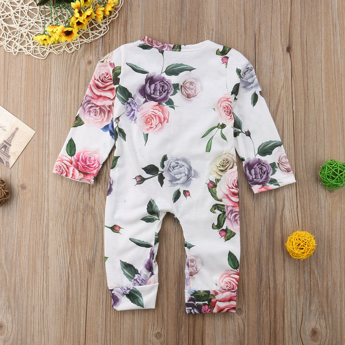 Alexandra Rose Baby Romper