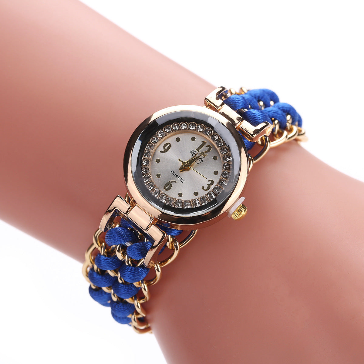 Adjustable Rope Chain Wrist Watch