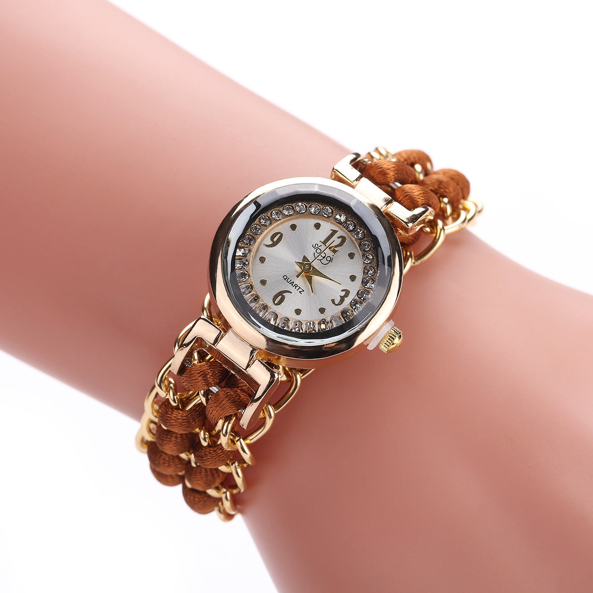 Adjustable Rope Chain Wrist Watch