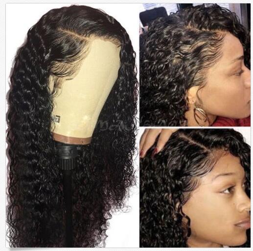 Medium length curly wig