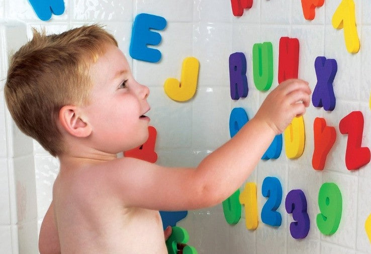 36PCS Letters Numbers Kids Tool Bath Toy