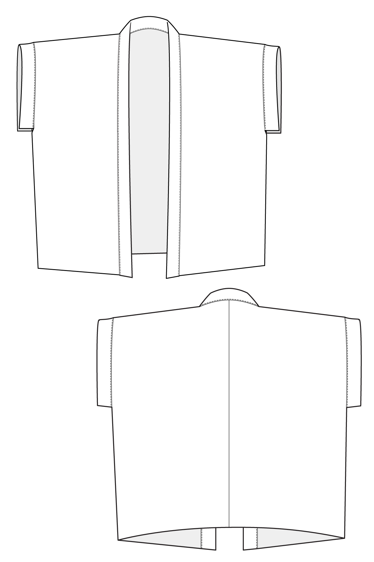 Sleeveless Kimono Cardigan