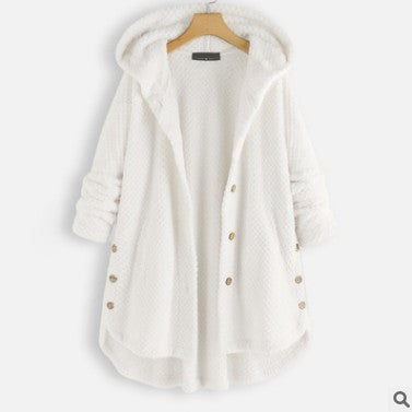 Hooded Double-Sided Velvet Cozy Coat