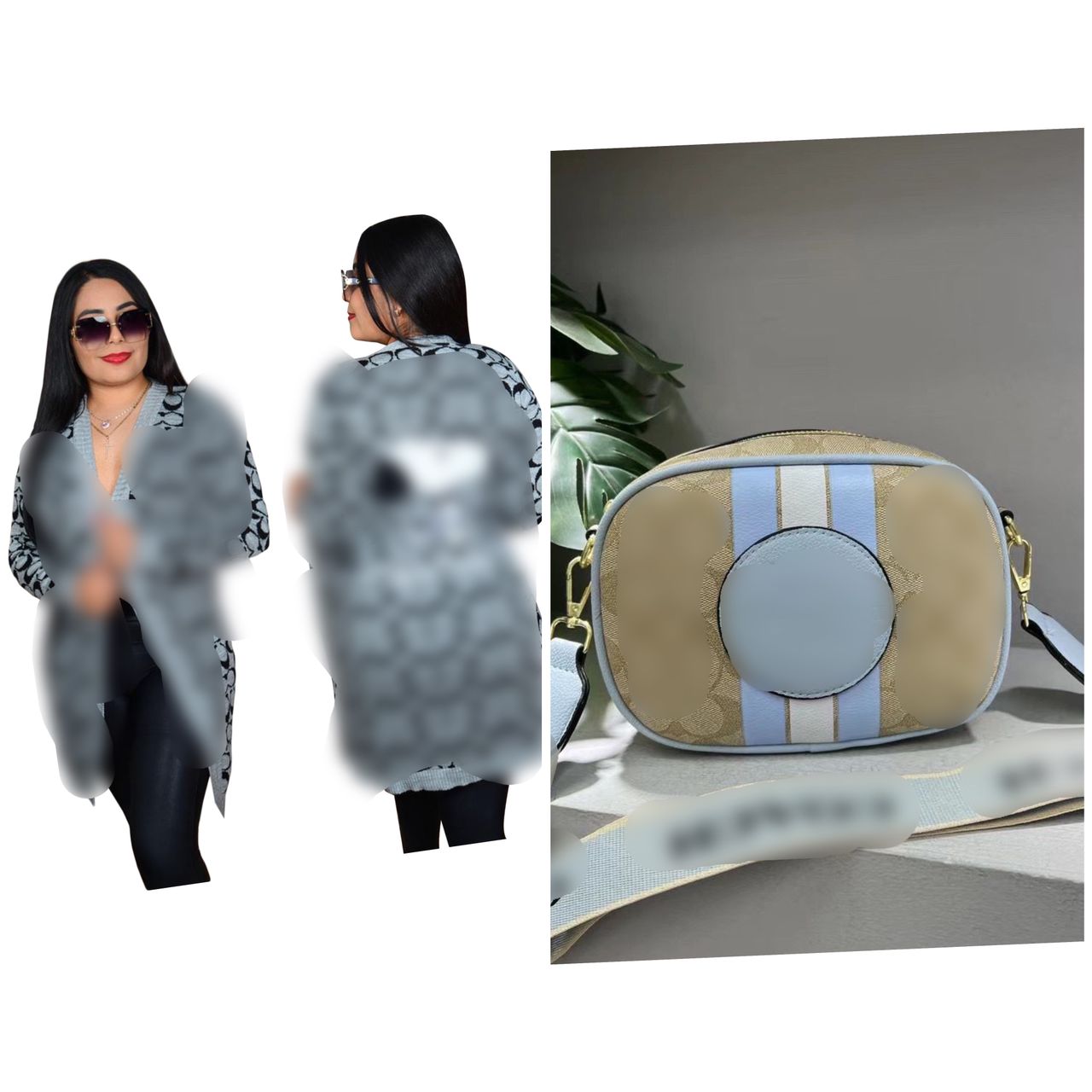 CATCH Cardigan and Purse Set