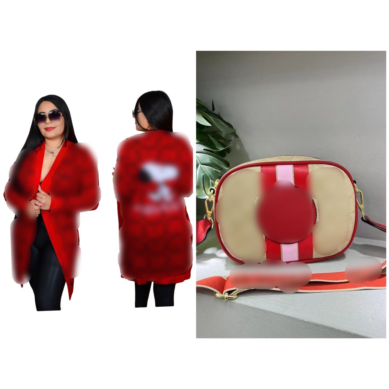 CATCH Cardigan and Purse Set