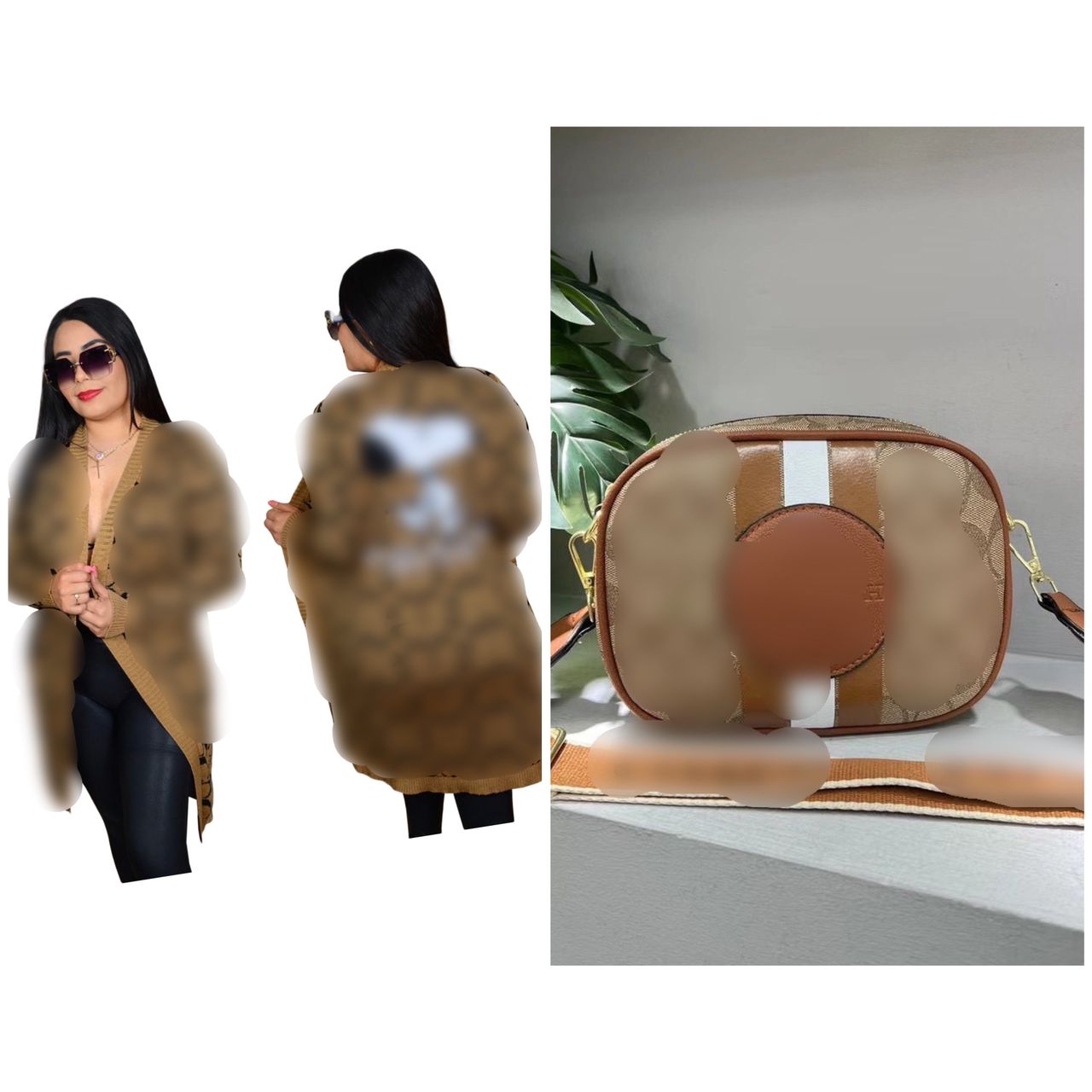 CATCH Cardigan and Purse Set