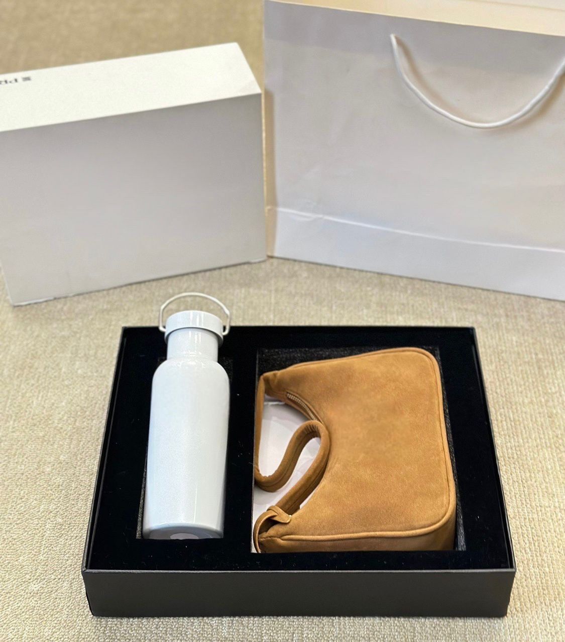 P Water bottle and Mini Purse Set