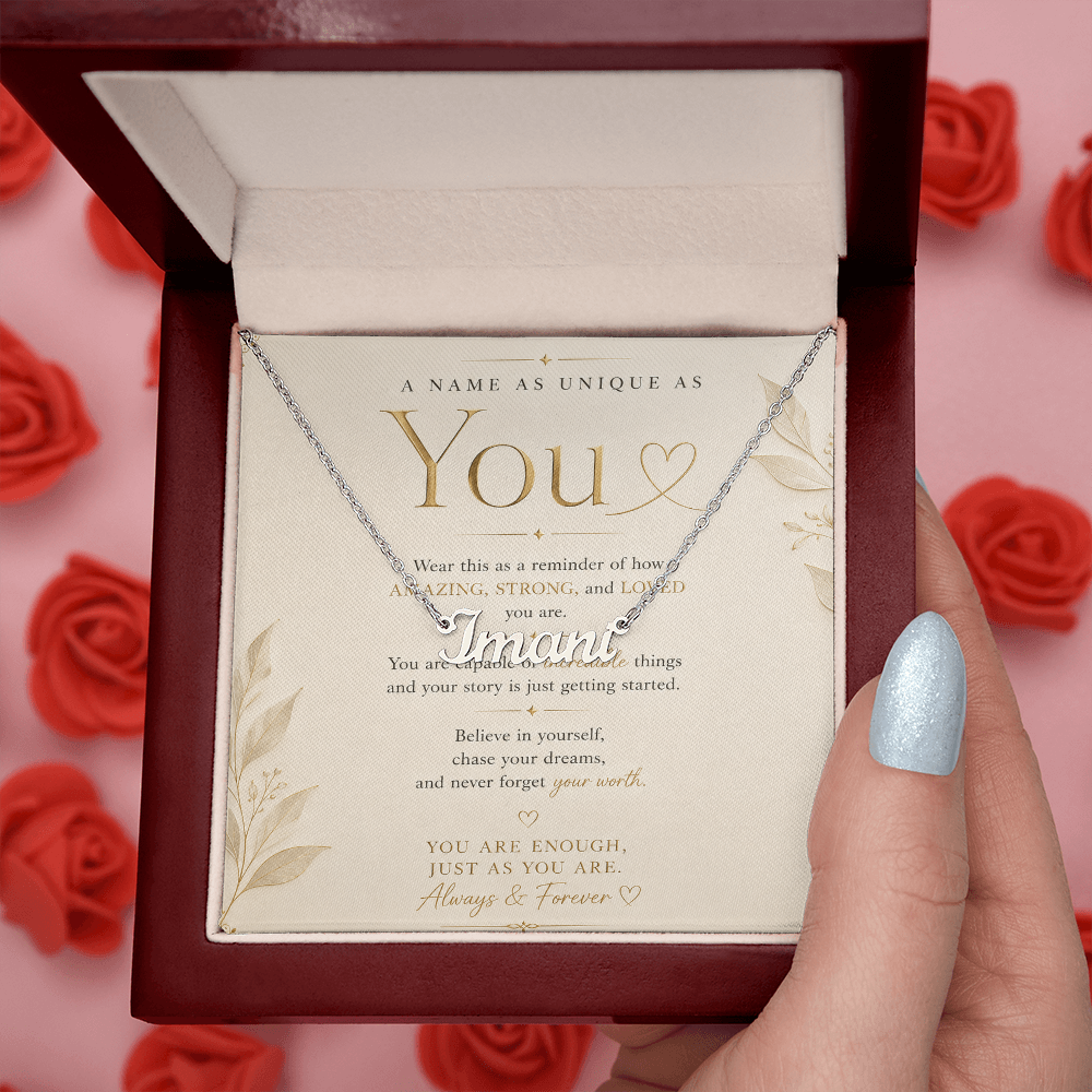 Personalized Name Necklace- A Name as Unique as You