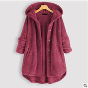 Hooded Double-Sided Velvet Cozy Coat