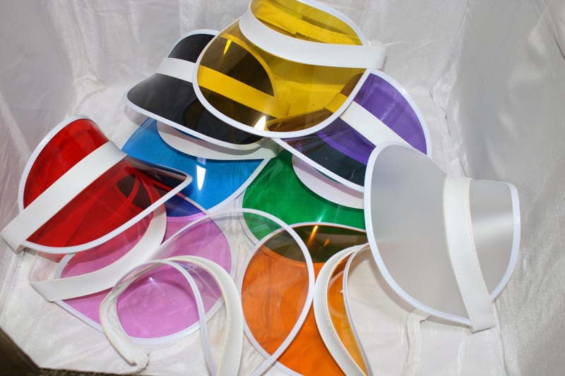 transparent PVC empty top hat