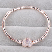 zircon snake bone bracelet