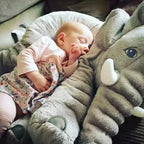 Elephant plush pillow