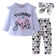 You Make Me Smile Baby Suit