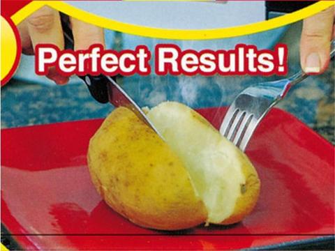 Red Washable Potato Microwave bag