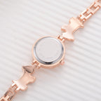 Round Alloy Bracelet Watch