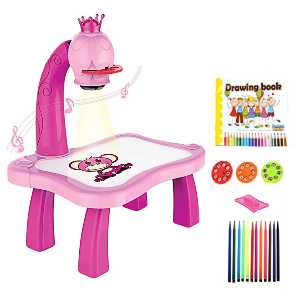 Kid's Projection Painting Table