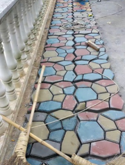 Goose floor concrete mold