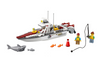 Shark and the Fishing Boat Model Toy