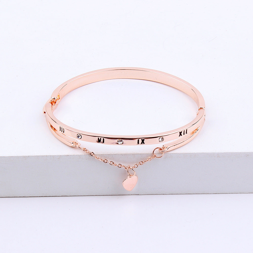 Fringed Heart Bracelet