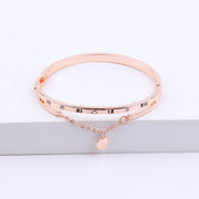 Fringed Heart Bracelet