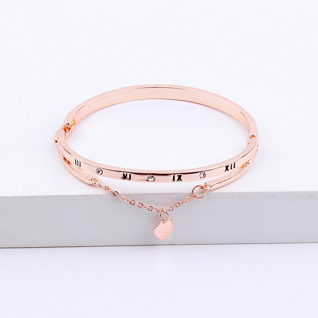 Fringed Heart Bracelet