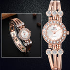 Crystal Alloy Bracelet Wrist Watch