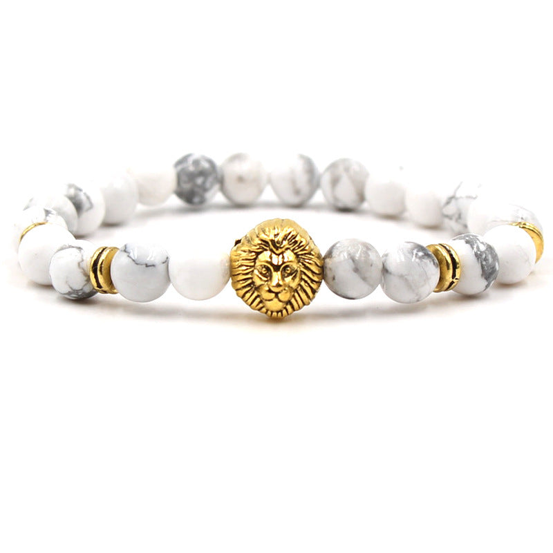 Golden lion matte bracelet