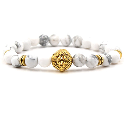 Golden lion matte bracelet