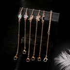 butterfly diamond blue eye pine stone bracelet