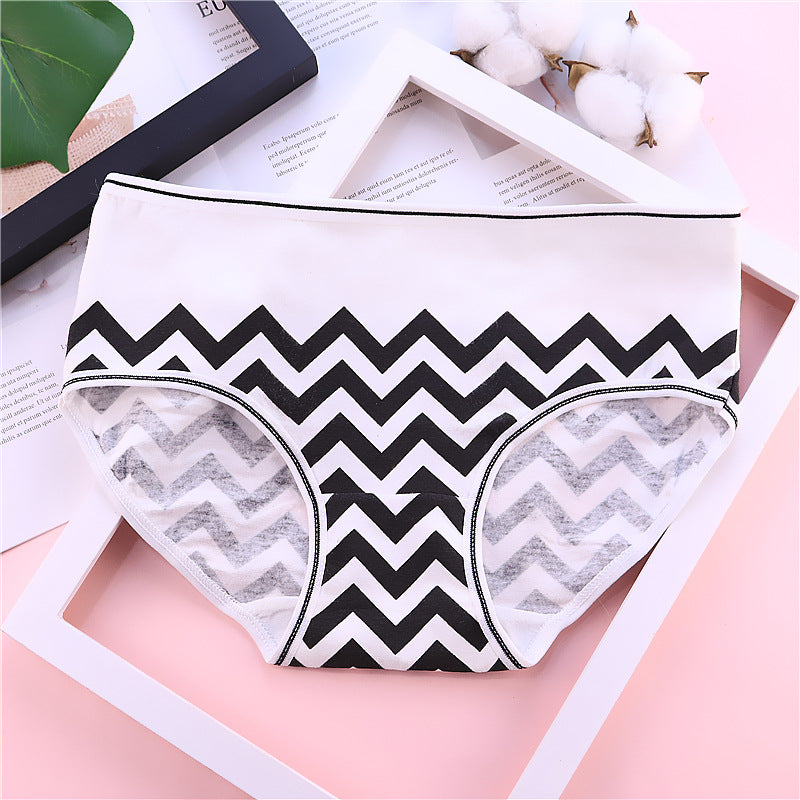 cotton stripes cactus print under wear