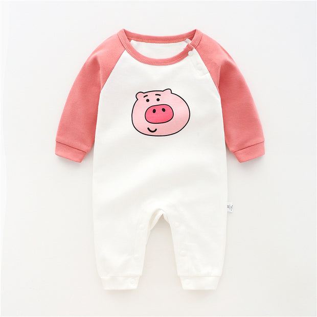 Cartoon Print Baby Romper