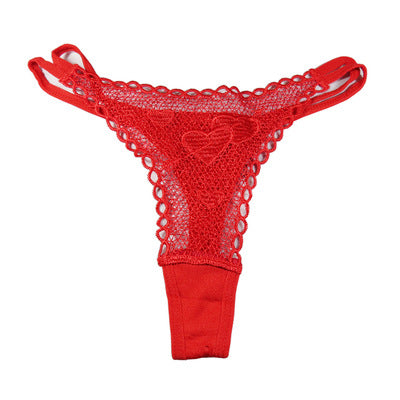openwork lace rose panties