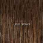 Oblique bangs short straight hair