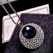 Sapphire Long Sweater Necklace