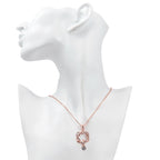 Elegant Heart Rose Gold Pendant