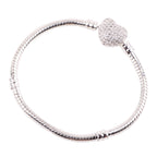 zircon snake bone bracelet