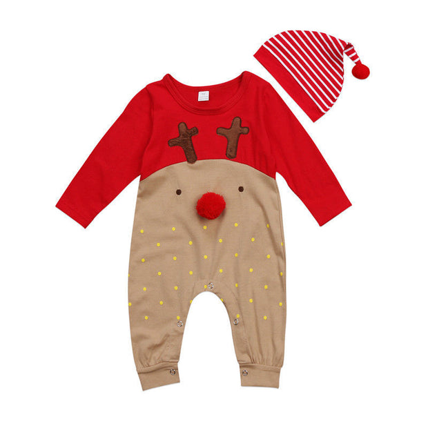 Cute Baby Romper with Hood