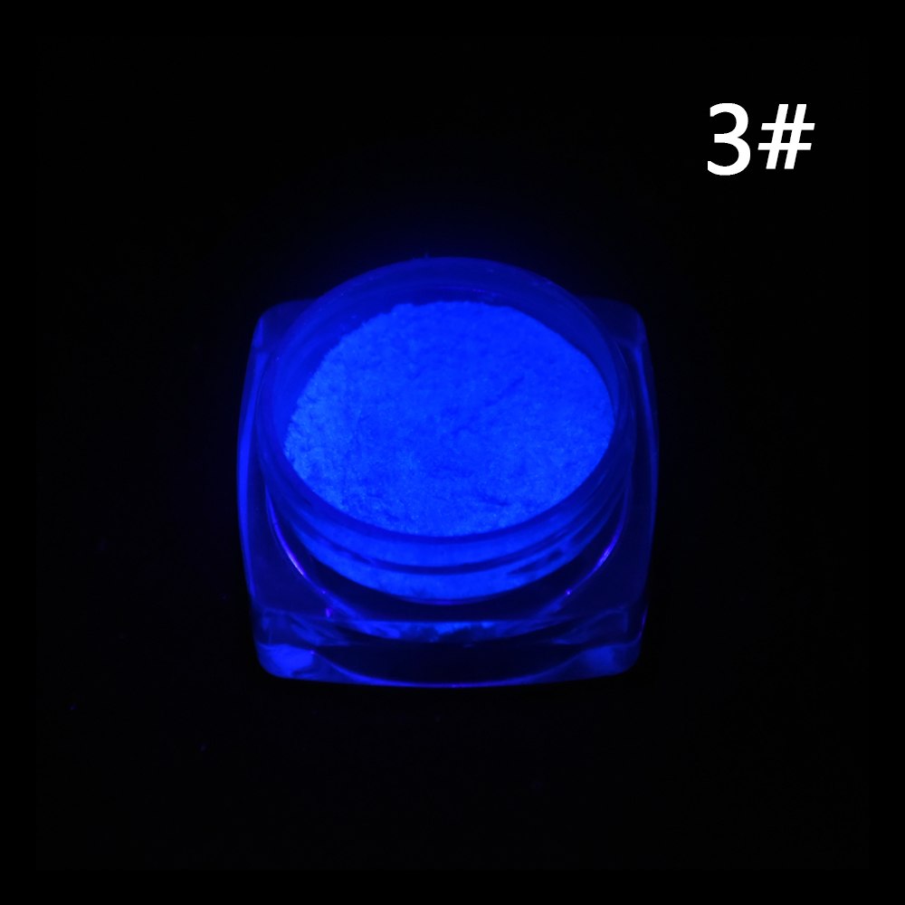 Neon Luminous Nail Powder