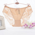 Low-waist ice silk panties