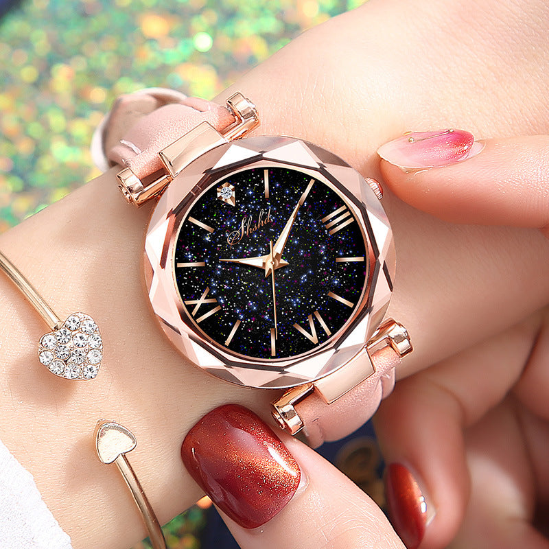 Frosted Belt Wrist Watch