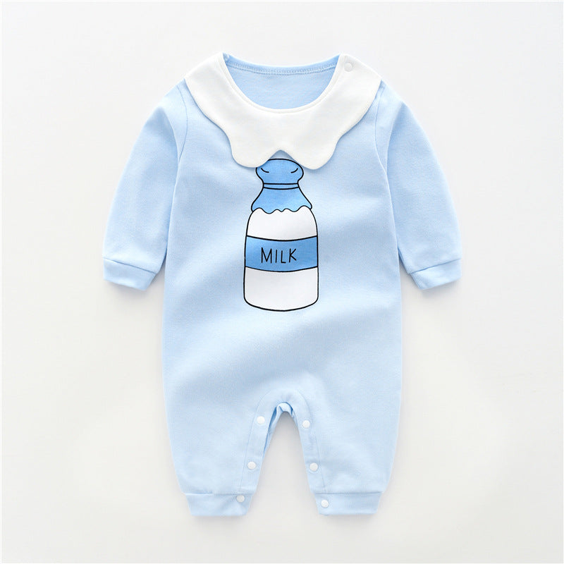 Cartoon Print Baby Romper