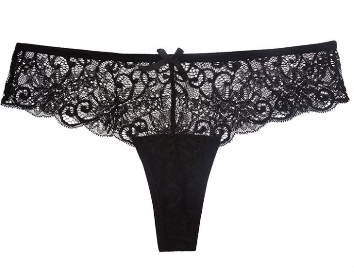 embroidery Lace Thong