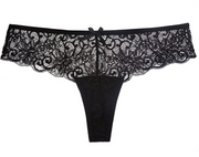 embroidery Lace Thong