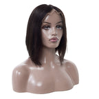 black straight  short wig