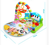 Pedal piano baby fitness mat