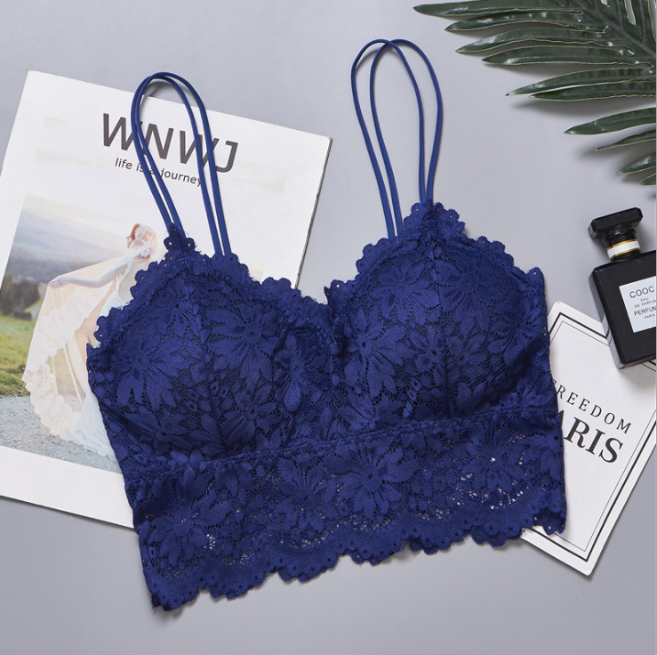 Lace Sun Flower Wrapped Bralette