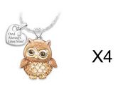 Cute Owl Pendant Necklace