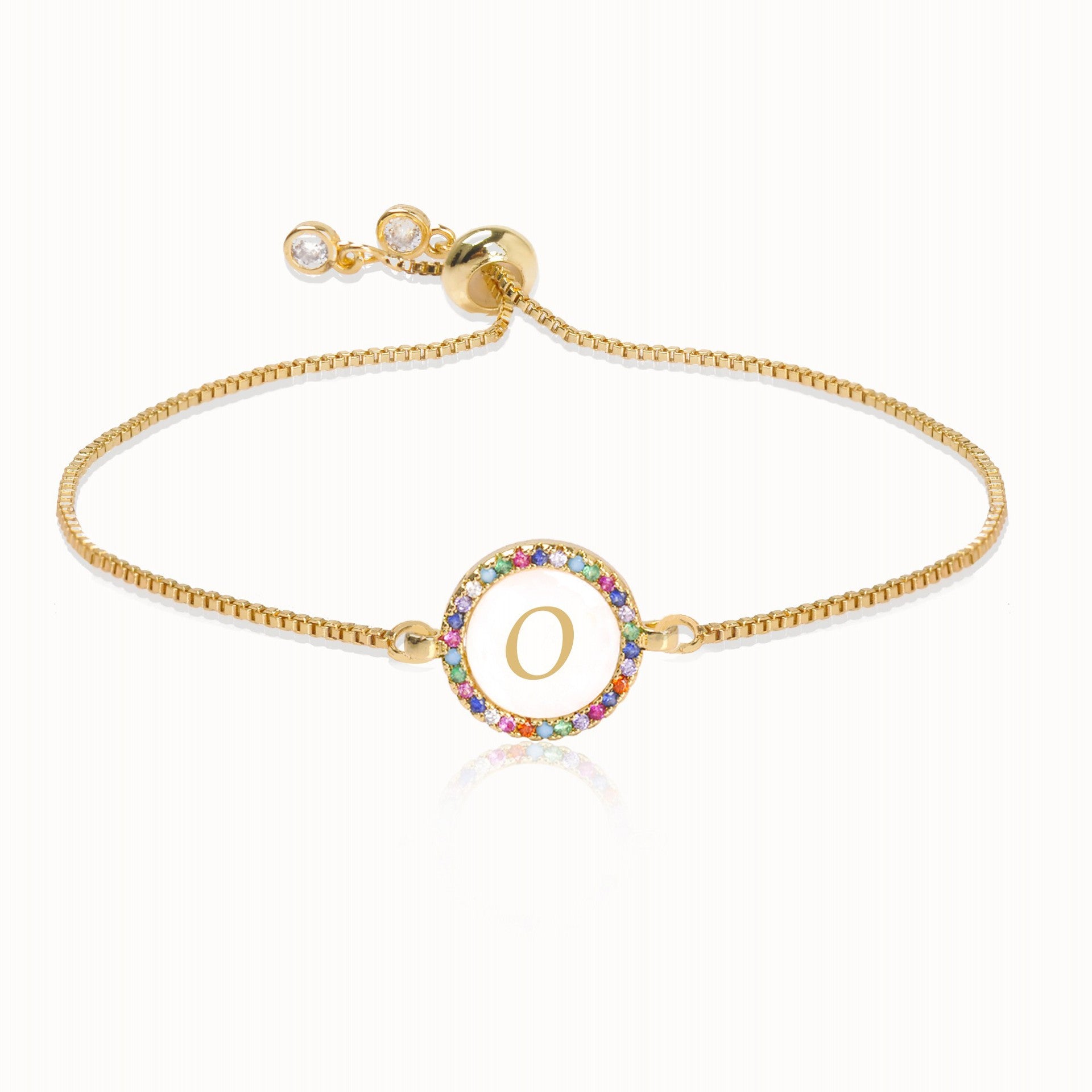 Alphabet Pull Shell Bracelet
